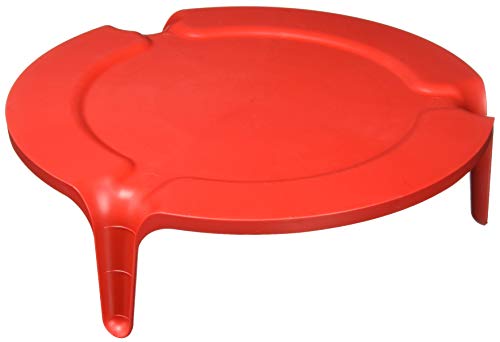 Nordic Ware 2-poziomowy regał do układania płyt, jeden, czerwony
