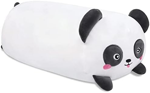 Achwishap 9.8" Panda Stuffed Animal, Hugging Plush Cute Stuffed Plush Doll, Super Soft Kawaii Panda Plush, Squishy Panda Pillow as Birthday Gift(Panda, 9.8)