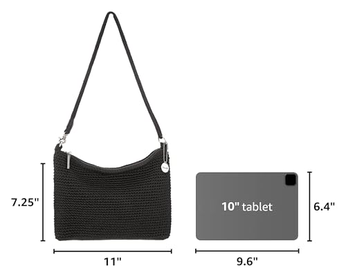 Image of The Sak Lumi Convertible Crossbody Purse - Women's Handbag for Everyday & Travel, 3-in-1 Small Crossbody in Crochet & Leather