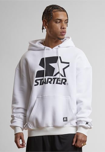 STARTER BLACK LABEL Men's Hooded Sweatshirt, White, M: Buy Online