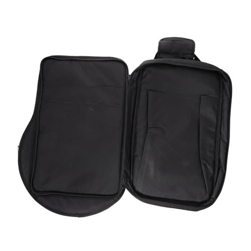 Yardwe 1Pc Dumb Drum Storage Bag Instrument Carrying Case Thickened Design for Drums Durable and Impact Resistant for Safe Transportation and Storage Black