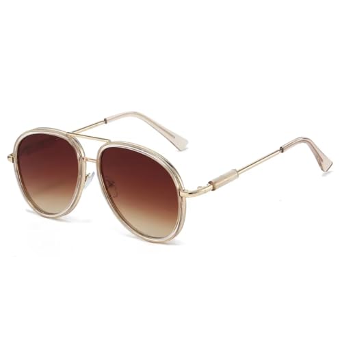 Lunettes vintage double pont pour conduire et flâner en terrasse