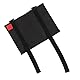 Katheterbeutelabdeckung, Katheter Abflussbeutelhalter, 1500 ml Katheter Beinbeutelhalter wasserdichtes Oxford Tuch tragbar schwarz Urin Beinbeutel Abdeckung Für Zuhause, Reisen, Rollstuhl