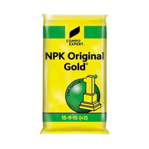 BERARDI | NPK Original Gold, Fertilizzante Complesso 15-9-15 con ISODUR, Azoto a Lenta Cessione (KG 25)