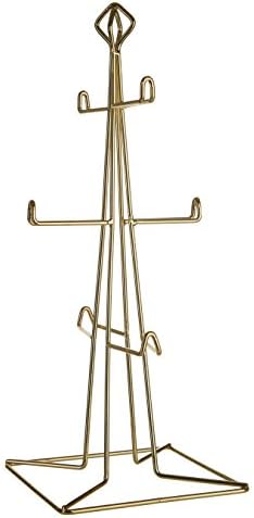 Premier Housewares 507570 Vertex Cookbook Stand - Gold Plated 17 x 30 x 21 cm