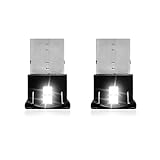 FSTURIOS 2 PCS Mini USB LED Light, 8 Color Adjustable Auto Ambient Night Decoration Lamp, 5V Plug-in RGB Atmosphere Light for Vehicle Laptop Keyboard, Interior Car Accessories