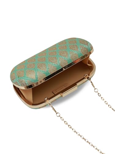 Image of THE TAN CLAN Classic Long Clutch Purses Luxury Handbags Bag for Women - Elegant Evening Handbag, Stylish Purse with Magnetic Closure