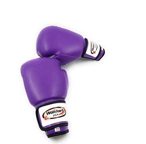 Woldorf Usa Men And Women Training Fighting Sports Boxing Gloves - Heavy Punching Bag For Kids - Sparring Gloves, Kickboxing Gloves, Muay Thai Gloves And Mma Sparring Gloves - Vinyl 4Oz Purple Sets #TOP3