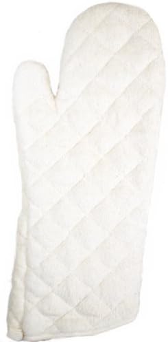 NEW, 17-Inch Terry Cloth Oven Mitt, Oven Mitts, Heat Resistant to 600° F, Set of 2