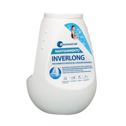 RASMACOR | Astral 75151 Iverlong Invernador Piscina 1,75 kg con Dosificador Flotante | Tratamiento Invernal Antialgas, Bactericida y Floculante | Agua Clara Todo el Invierno
