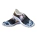 Dolyues Baskets fantaisie pour femme - Motif ours de dessin animé - Pour la marche, le sport, la course à pied, Galaxy Planet, 39 EU