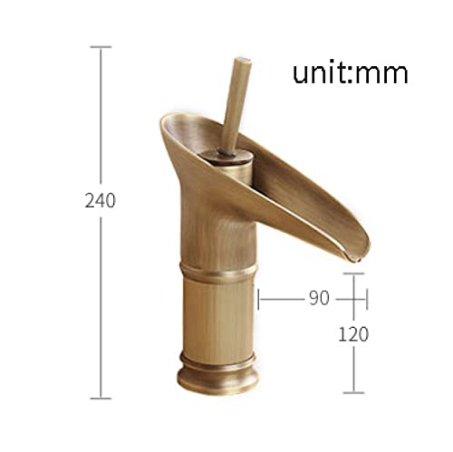 Robinet cascade en laiton pour un débit d'eau doux et fluide - 3