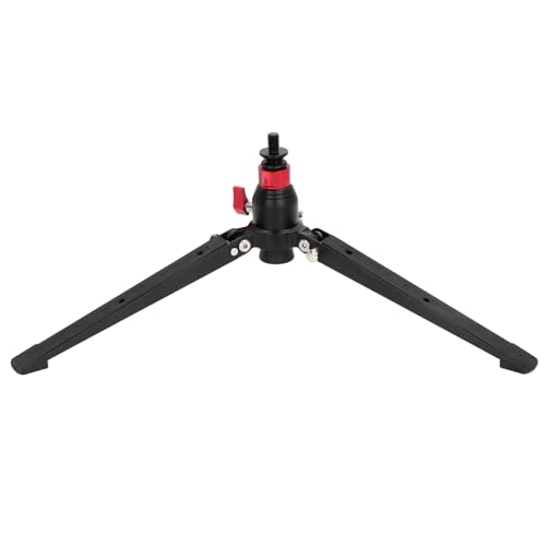 Asixxsix Mini Trypode, Soporte de Mesa de Escrito con Trípode Compacto con Cabezal Esférico, Amplia Compatibilidad para Estabilizadores, Monopiés, Accesorios Vlog - imagen 2