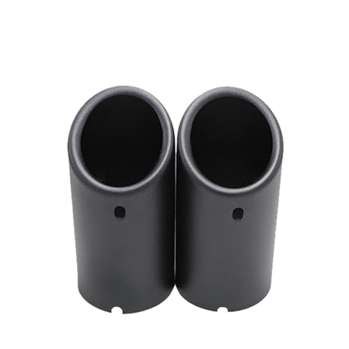 Embouts d'échappement 75mm en noir mat élégant pour sublimer votre VW CC