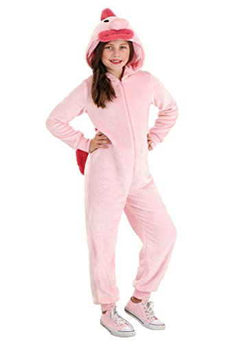 Disfraz infantil completo de pez Blob Fish en rosa