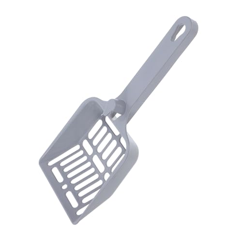 NOLITOY 猫砂シャベル プールの排水プラグ クロムメッキのピンボール シンクの排水プラグ 洗面台排水栓 バルブホース 砂すくい ペットの猫砂スクープ ごみふるい 猫すくい pp Grey