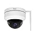 Produktbild PTZ WiFi IP Kamera 5MP HD Dome Überwachungskameras 5X Optische Zoom Automatische Verfolgung,Pan Tilt 355°/90° Smart 265 Home Security Kamera für drinnen und draußen, IP66 wasserdicht SD-Kartenschlitz