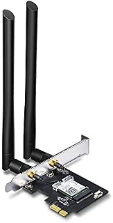 TP-LINK Archer T5E AC1200 Wi-Fi Bluetooth 4.2 PCI Express Adapter with Two Antennas, PCIe Network Bluetooth 2-in-1 Interface Card for Desktop, Low-Profile Bracket Included