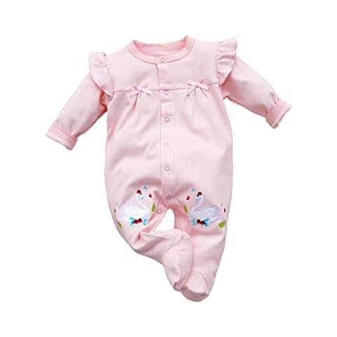 KIDDLETOWN Baby Clothes Girl Long Sleeve Romper Cover