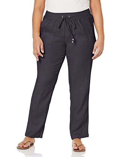 Tommy Hilfiger Women's Casual Basic Lightweight Linen Pant
