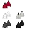 CCVQPF Men Windproof Balaclava Hoodie Gym Wear for N.i.s.m.o with Pocket Outwear Hooded Comfort Sweatshirt Workout Coats Long Sleeve Tops Hoody Zipper Jackets-HuiSe||x_l #3