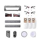 eufy Official Replacement Accessory Kit for Omni S2, 2 Pairs of Side Brushes, 2 Filter Sets, 1 Roller Brush, 1 Brush Guard, 1 Dust Bag, 1 Roller Mop, 1 Water Tank Filter