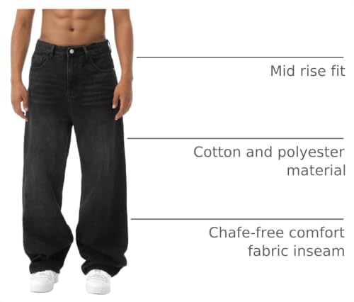 EMMIOL Baggy Cargo Denim Pants
