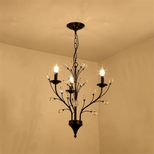 Lampe suspendue en cristal créative pour un intérieur unique