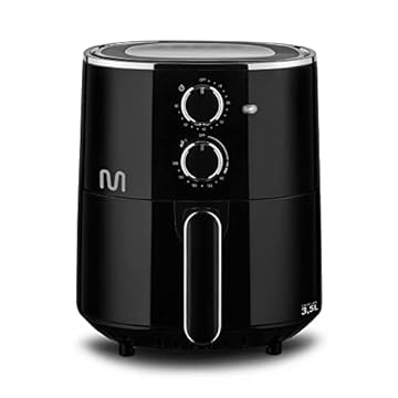 Fritadeira Elétrica sem óleo Air Fryer 3,5L 1500W 127V Preta Multi - GO211