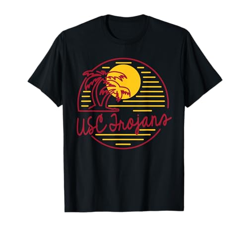 USC Southern Cal Retro Sun Logo Officially Licensed T-Shirt