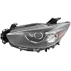LED Headlight Assembly Left+Right Side for 2013-2016 MAZDA CX-5, Driver & Passenger Side Head Lights Direct Replacement Headlamps Assy Set Assembly (Left Driver Side)
