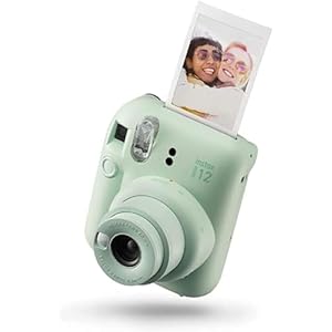 Fujifilm instax Mini Appareil Photo instantané 12, Exposition Automatique avec Objectif Selfie intégré, Vert Menthe