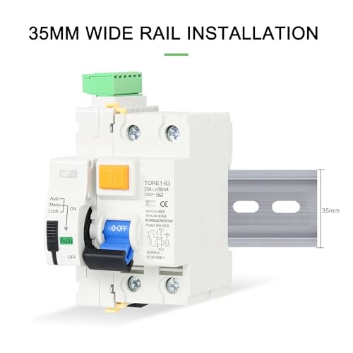 Rcd rccb intelligent 2p 63a pour sécuriser les circuits électriques extérieurs - 3