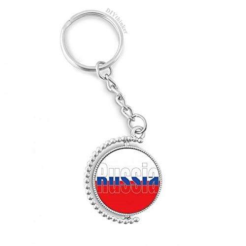 Porte-clés Russie rotatif multicolore à offrir aux passionnés d'histoire