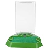UPKOCH Reptile Feeding Dish with Water Dispenser Durable Gecko Water Feeder for Lizards and Turtles Easy Clean Hydration Tool Safe Drinking for Terrarium Tanks