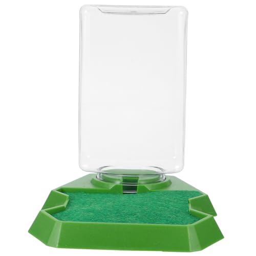 UPKOCH Reptile Feeding Dish with Water Dispenser Durable Gecko Water Feeder for Lizards and Turtles Easy Clean Hydration Tool Safe Drinking for Terrarium Tanks