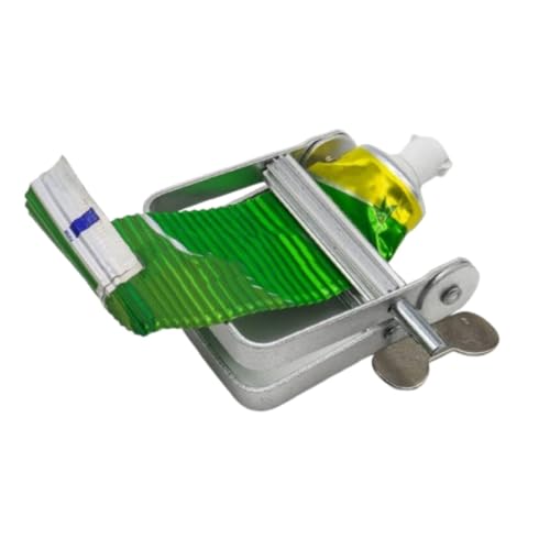 Exprimidor de pasta de dientes de acero inoxidable duradero de dos piezas 2