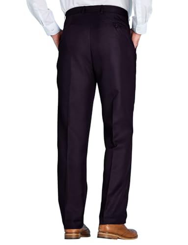 Smart Casual Pants Men's Pants for Home Office Comfortable Fit Practical Pocket Design Formal Pants for Men Black4