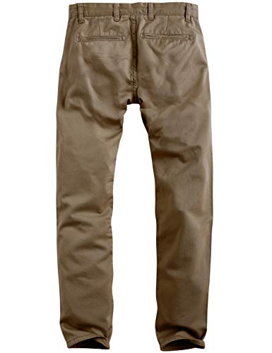 Image of Match Mens Regular-Fit Casual Flat Front Chino Pants