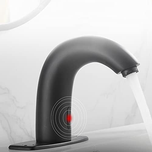 Robinet sans contact noir pour lavabo : fini les traces et le gaspillage d'eau