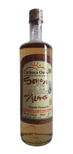 Cachaça Orgânica Ouro Cerâmica Serra Das Almas 670ml - Kit 3
