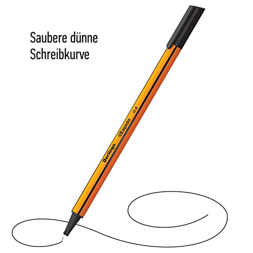 Berlingo Set di 12 penne fineliner da 0,4 mm