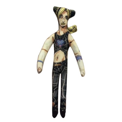 Imagen de Xinnice Kira Yoshikage Peluche Anime Suave Relleno Figura Higashikata Josuke Peluche Dibujos Animados Decoración cómica 28 cm Ornamento Regalo