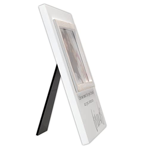Malden-International-Designs-4×6-Friends-Expressions-Rustic-Whitewash-Picture-Frame Malden International Designs 4×6 Friends Expressions Rustic Whitewash Picture Frame