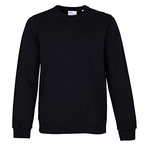 Image of Colorful Standard Crew Neck Jumper in Deep Black Small