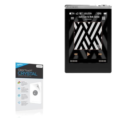 BoxWave Screen Protector for Cowon Plenue D (Screen Protector ClearTouch Crystal (2-Pack), HD Film Skin - Shields from Scratches for Cowon Plenue D