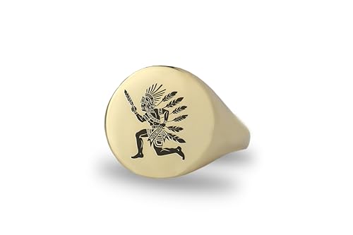 Bague d'affirmation audacieuse cadeau personnalisé chevalière africaine tribale