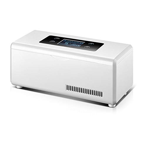 YPBX Refrigerador PortáTil De Insulina para Coche, Caja del Enfriador De MedicacióN A Temperatura Constante De 2-8 ° C, Pantalla LCD, Carga USB Nevera PequeñA Cover