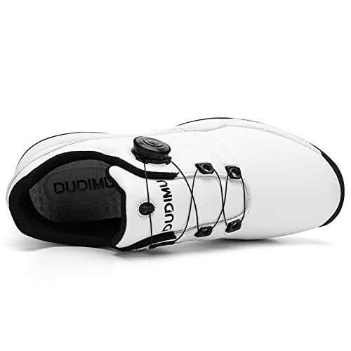 Men's Golf Shoes Waterproof Wear-Resistant Non-Slip Golf Shoes Ladies Swivel Buckle Pink Golf Shoes - Image 5