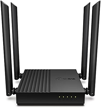 TP-Link AC1200 Dual-Band Gigabit Wi-Fi Router, Wi-Fi Speed up to 1200 Mbps, 4×Gbps LAN Ports, Advanced security with WPA3, with MU-MIMO, No configure required (Archer C64)